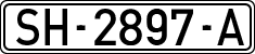 License plates of Spain, 1971 year series