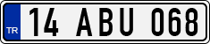 License plate of Turkey, Regular plates