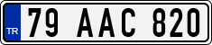 License plate of Turkey, Regular plates