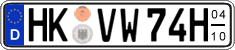 German license plate, Seasonal plates (Oldtimers)