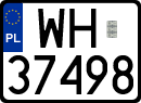 License plates of Poland, Regular car plates