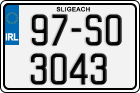 License plate of Ireland, Regular plates