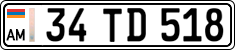 License plate of Armenia, Private owners