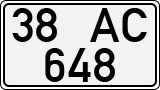 License plate of Turkey, Regular plates