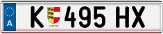 License plate of Austria, Regular plates