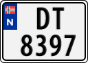 License plate of Norway, Trailers, motorcycles, special vehicles