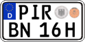 German license plate, Plates for oldtimers (type 