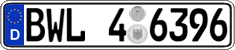 German license plate, Regional authorities