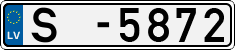 License plate of Latvia, Trailers