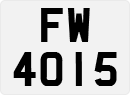 License plate of the United Kingdom, 1903 year system