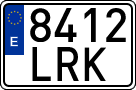 License plates of Spain, Ordinary (2000)