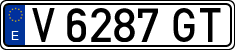 License plates of Spain, 1971 year series