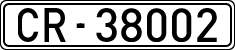 License plates of Spain, 1900 year series