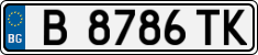 License plate of Bulgaria, Cars