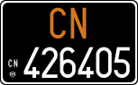 License plate of Italy, Cars (1927 year series)