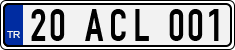 License plate of Turkey, Regular plates