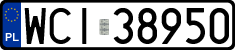 License plates of Poland, Regular car plates