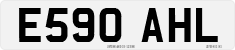 License plate of the United Kingdom, 1983 year system