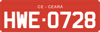 License plate of Brazil, Commercial vehicles (1990)