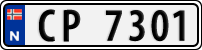 License plate of Norway, Trailers, motorcycles, special vehicles