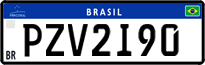 License plate of Brazil, Private owners (Mercosul)