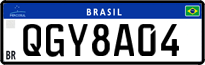 License plate of Brazil, Private owners (Mercosul)