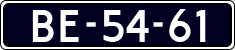 License plate of the Netherlands, Imported oldtimers (commercial vehicles)