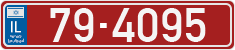 License plate of Israel, Police