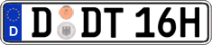 German license plate, Plates for oldtimers (type 
