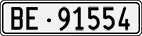 License plate of Switzerland, Cars