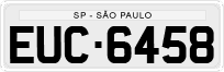 License plate of Brazil, Private owners (1990)