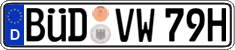 German license plate, Plates for oldtimers (type 