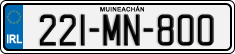 License plate of Ireland, Regular plates