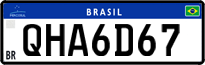 License plate of Brazil, Private owners (Mercosul)