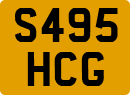 License plate of the United Kingdom, 1983 year system