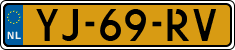 License plate of the Netherlands, Cars
