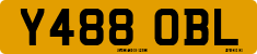 License plate of the United Kingdom, 1983 year system