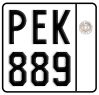 License plate of Greece, Motorcycles