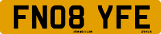 License plate of the United Kingdom, 2001 year system