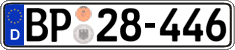 German license plate, Authorities and federal agencies