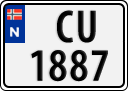 License plate of Norway, Trailers, motorcycles, special vehicles