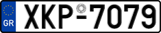 License plate of Greece, Cars