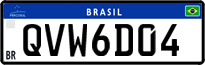 License plate of Brazil, Private owners (Mercosul)