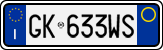 License plate of Italy, Cars (1994 year series)
