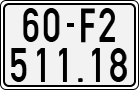 License plate of Vietnam, Motorcycles