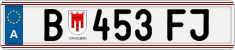 License plate of Austria, Regular plates