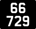 License plate of Guernsey, Regular plates