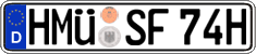 German license plate, Plates for oldtimers (type 