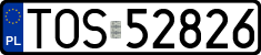 License plates of Poland, Regular car plates