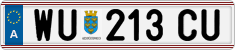 License plate of Austria, Regular plates